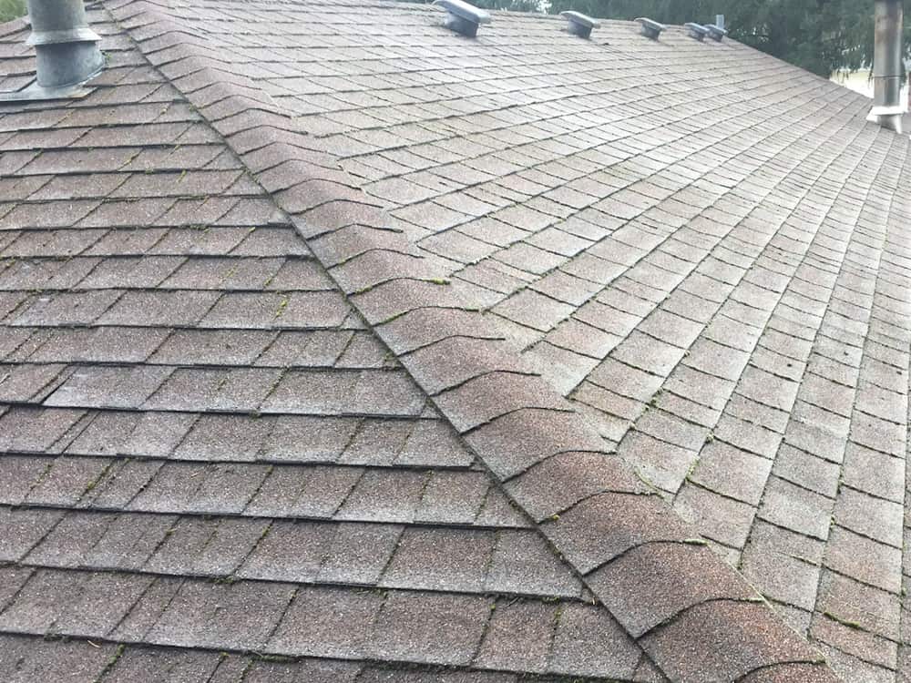 Carnation Roof Cleaning and Moss Removal Before and After
