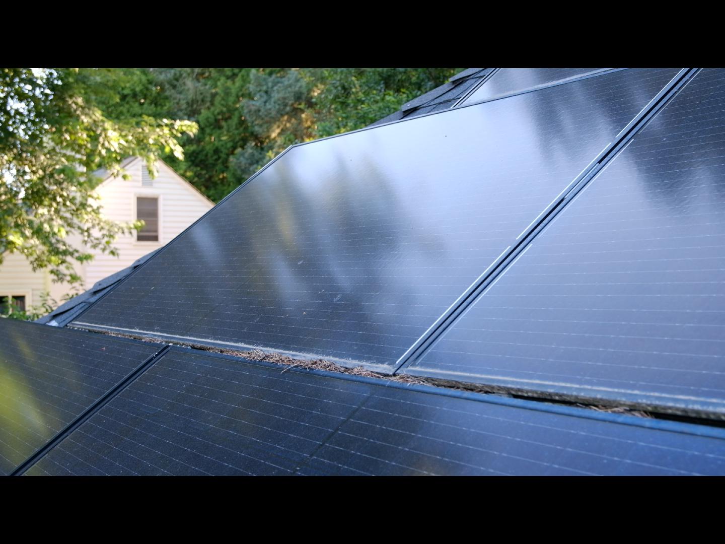 Portland Solar Panel Cleaning Service Before and After Photos