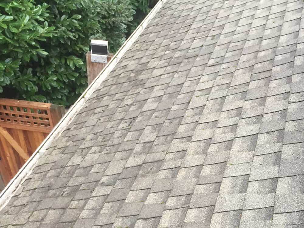 Troutdale Roof Cleaning and Moss Removal Before and After